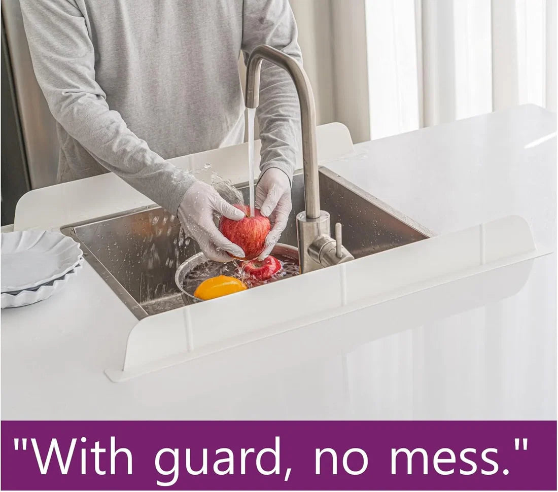 Kitchen Sink Splash Guard – Extra Wide Water Protection