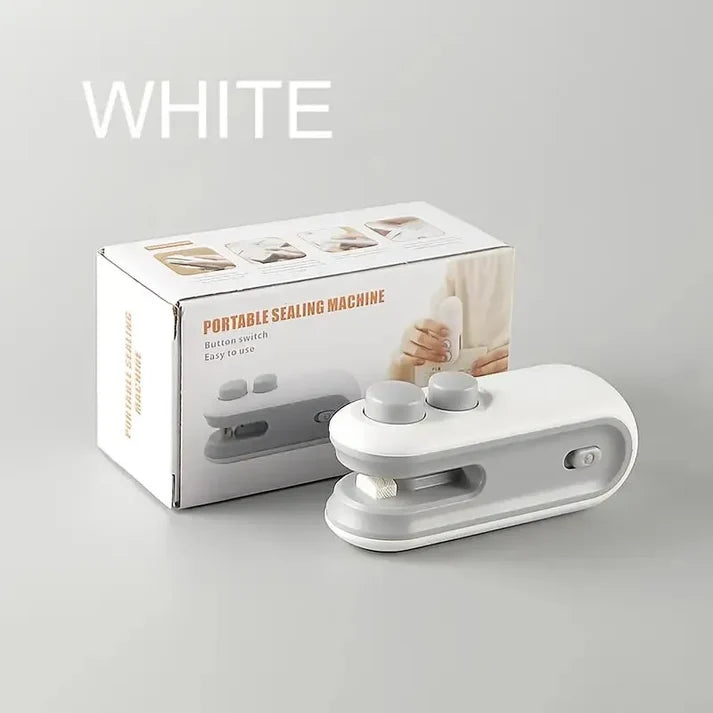 2 in 1 USB Rechargeable Magnetic Bag Sealer with Cutter & Long Lasting Battery.